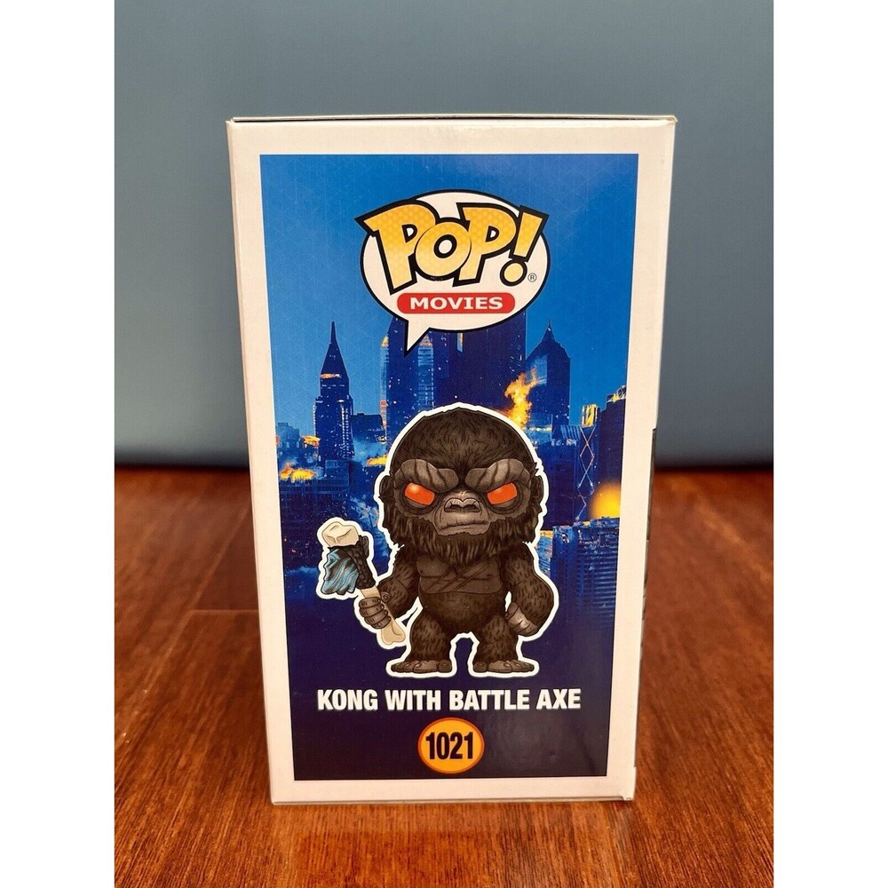 NEW Godzilla vs Kong With Battle Axe #1021 Funko Pop 2021 Movie Vinyl Figure - Picture 2 of 5